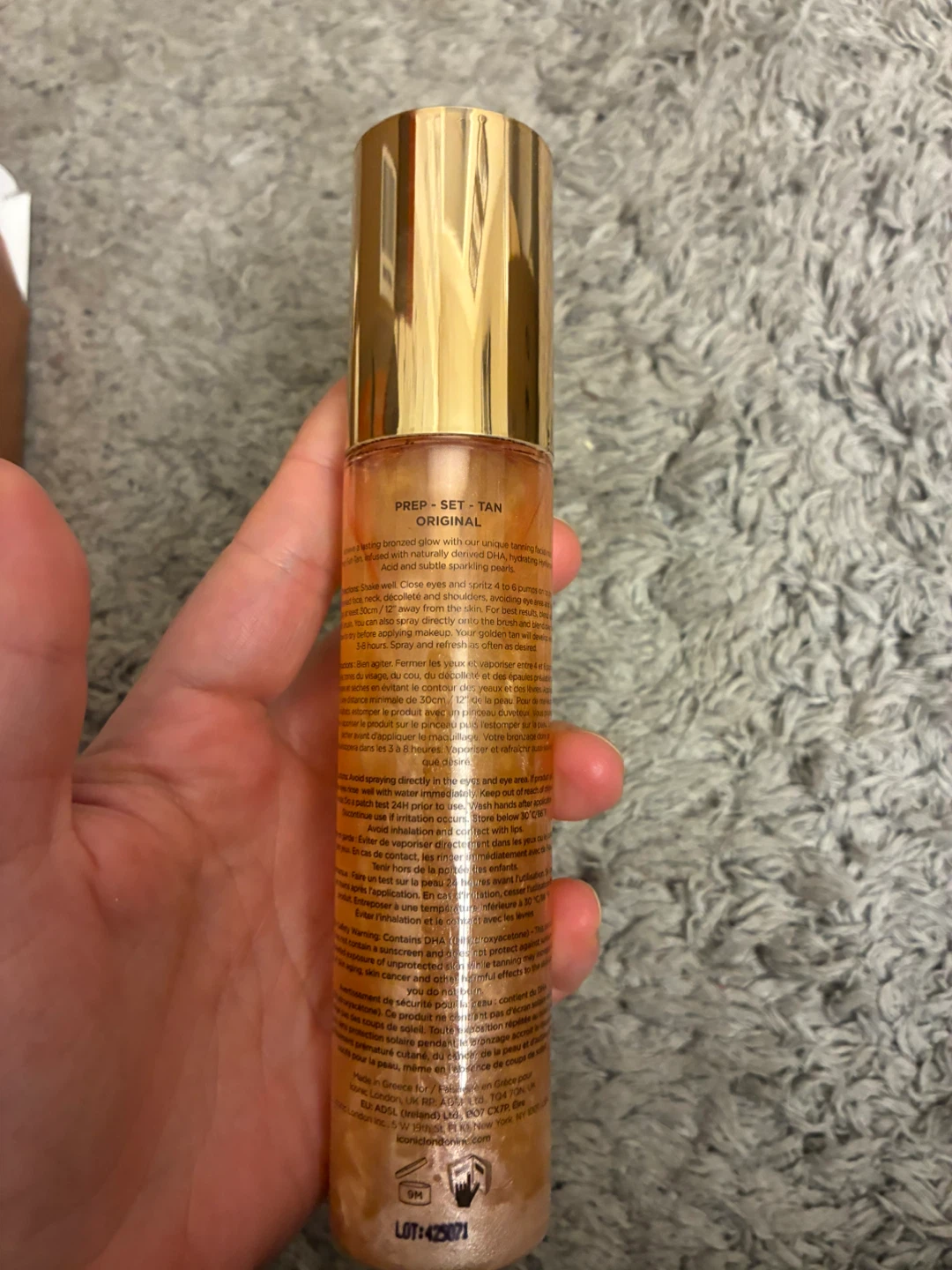 Iconic London Prep-Set-Tan Tanning Mist 75ml - photo 4