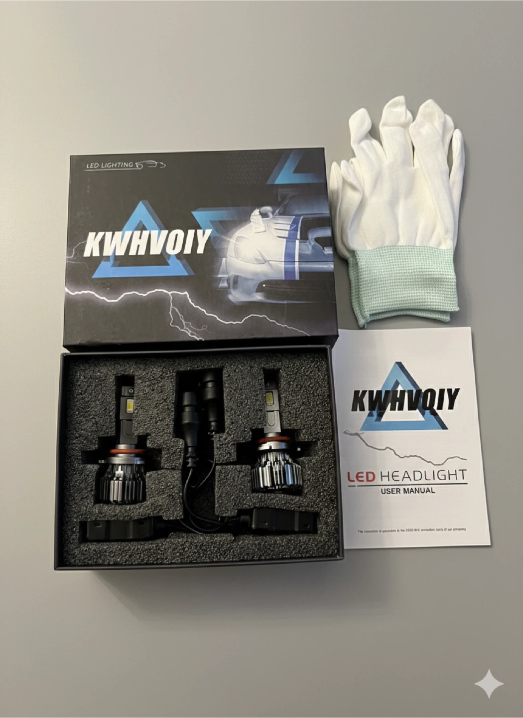 Pack of 2 kwhvoiy 9006/HB4 LED Headlight Bulbs - photo 2
