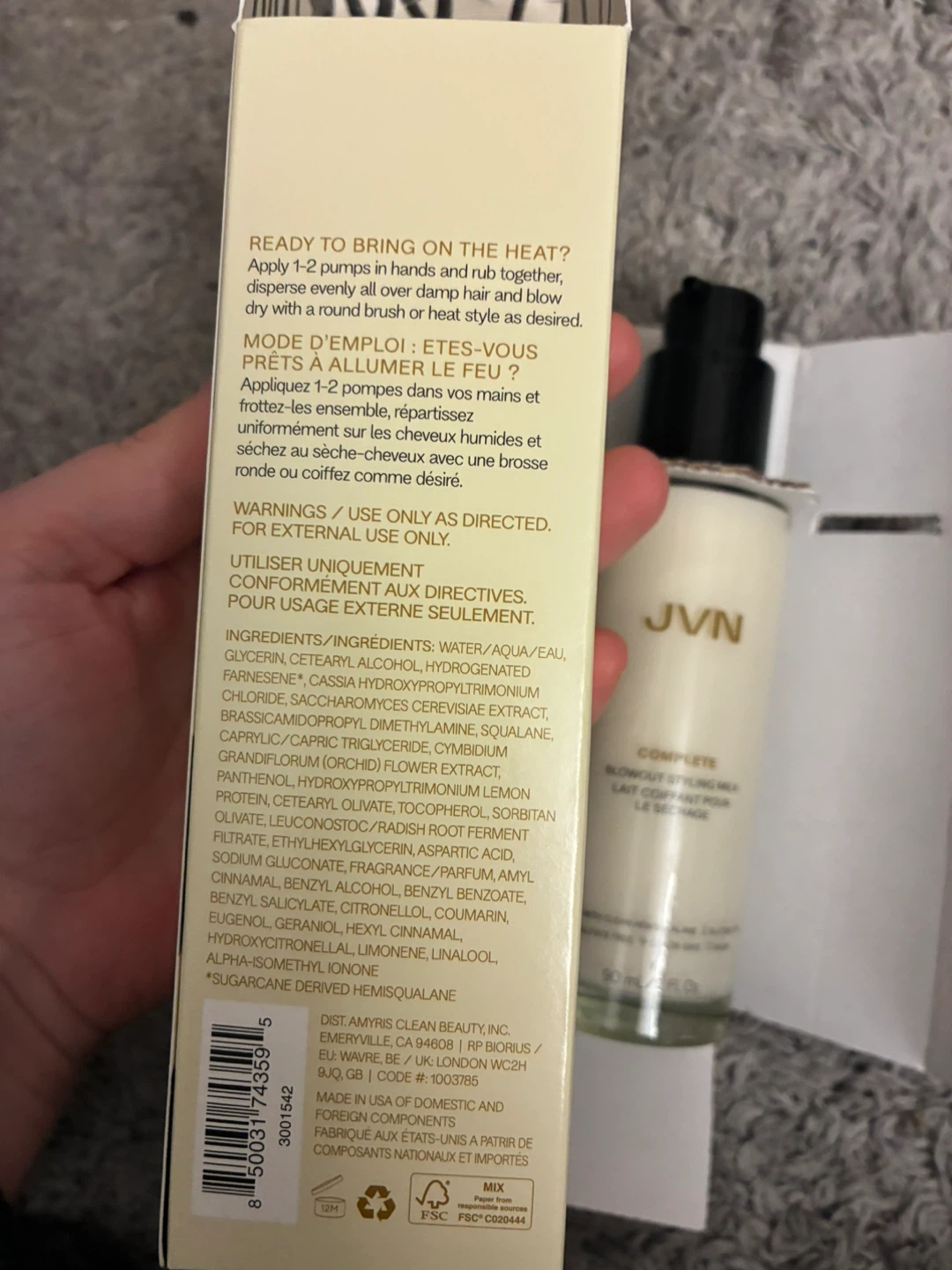 JVN Complete Blowout Styling Milk - 90 ml - photo 2