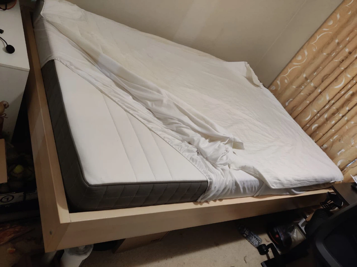 IKEA double Bed Frame and mattress