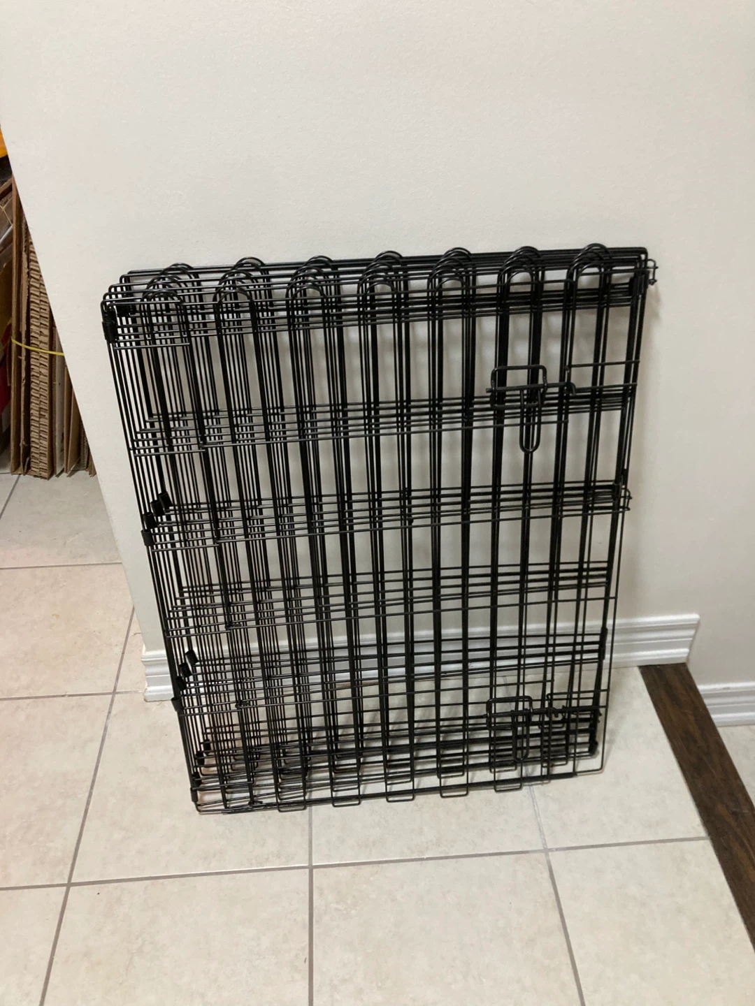 Black Metal Puppy Playpen - photo 2