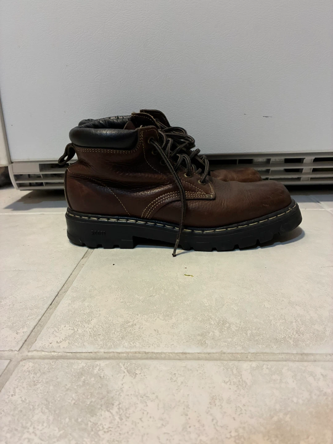 Roots Brown Leather Work Boots, Size 10 men’s - photo 3