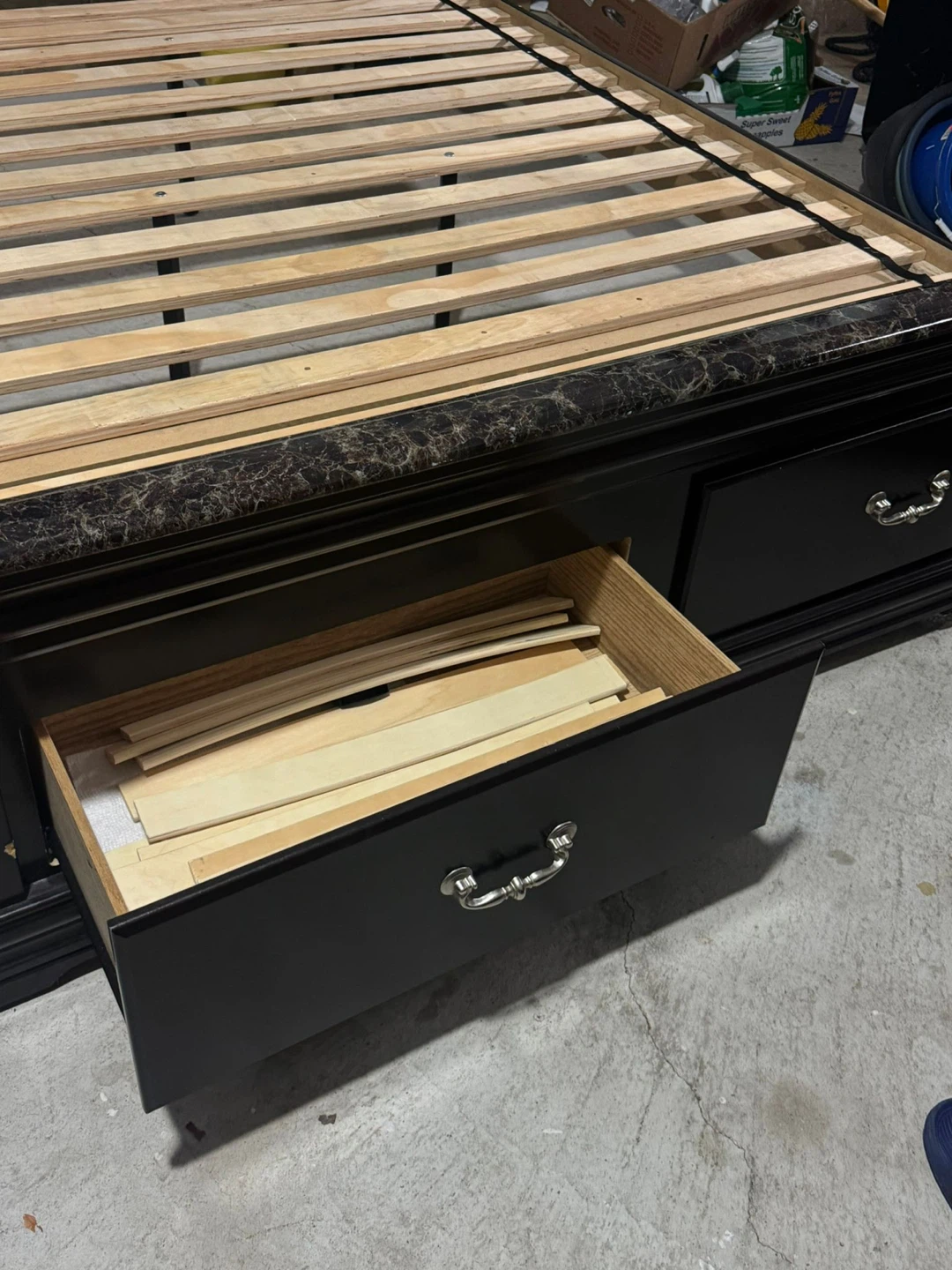 Queen Size Bed Frame - Black