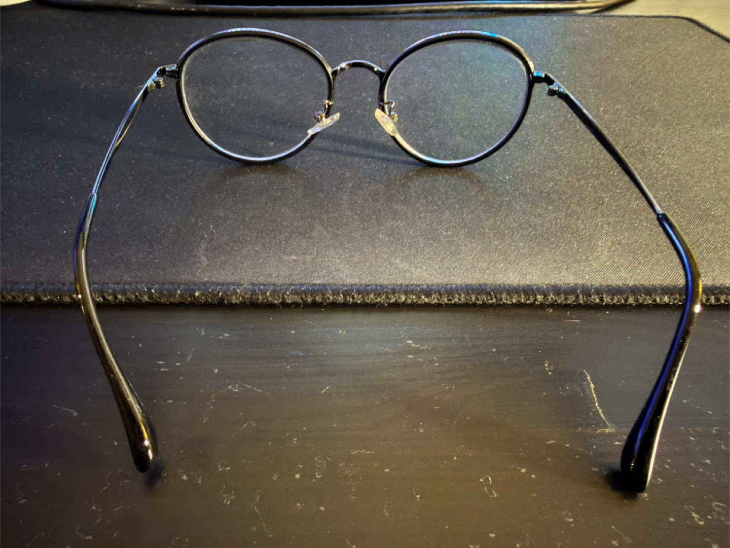 Black Round Glasses Frames Large - photo 5