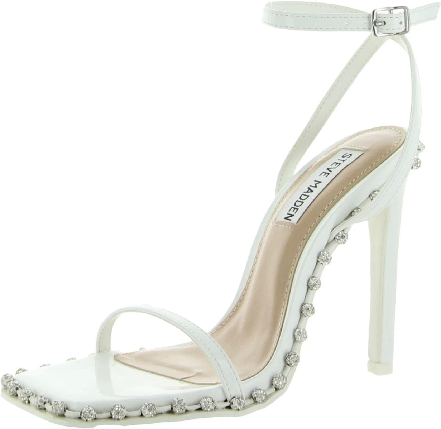 Steve Madden White Heels - Size 9.5