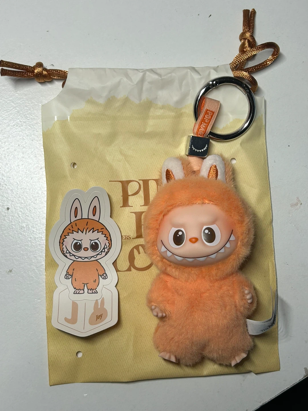 POP MART The Monsters PIN FOR LOVE Joy Keychain