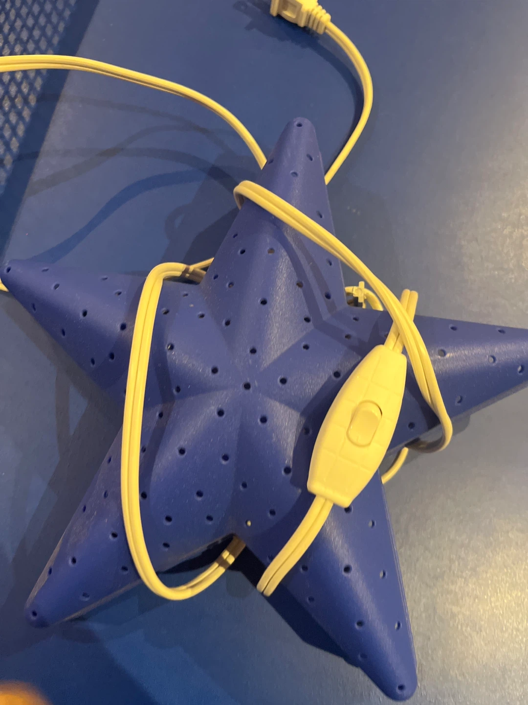 Star Shaped Night Light - Blue - photo 2
