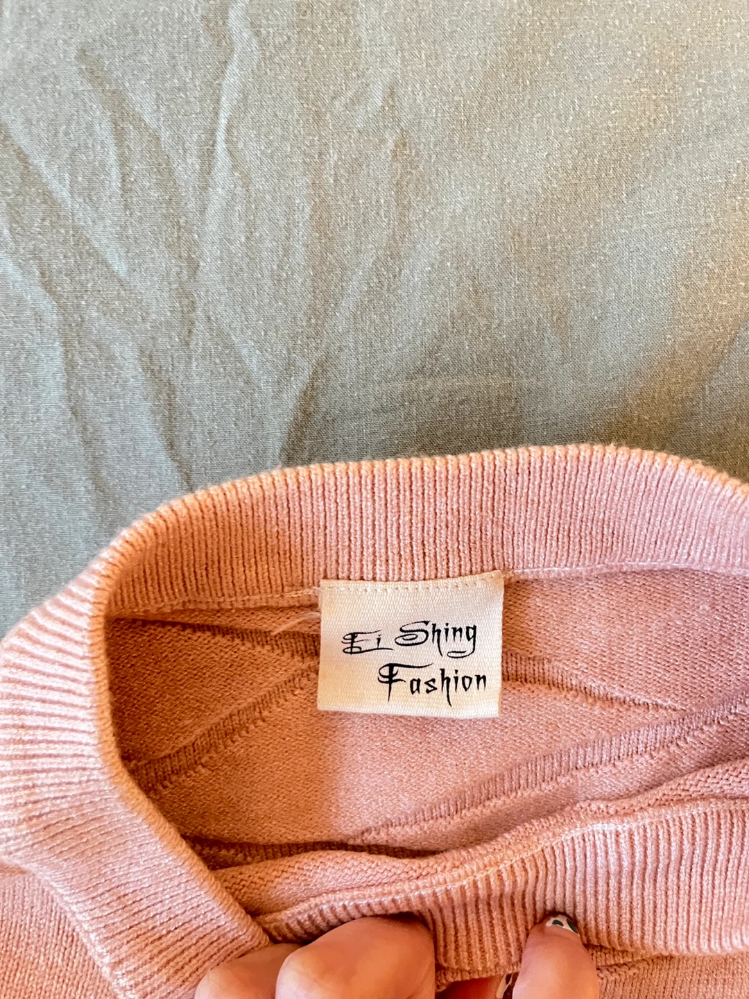 El Shing Fashion Pink Sweater - photo 2