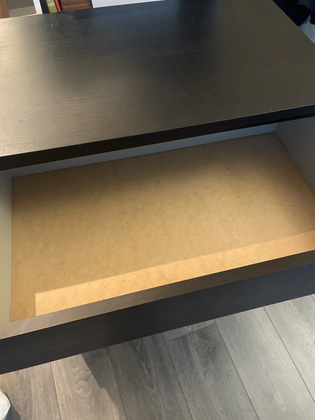 IKEA Dark Brown 3-Drawer Dresser - photo 4