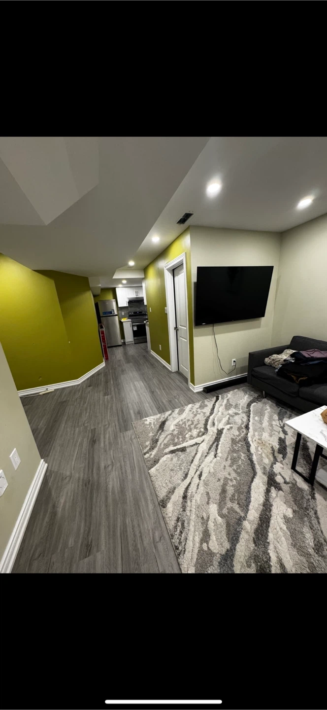 Two-bedroom basement to let
