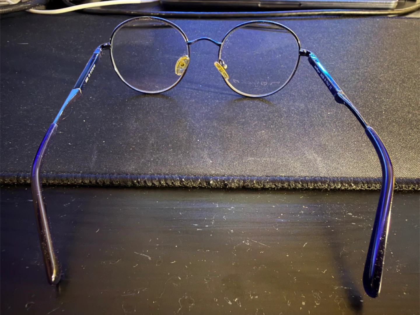 Round Metal Eye Glass Frames Large - photo 4