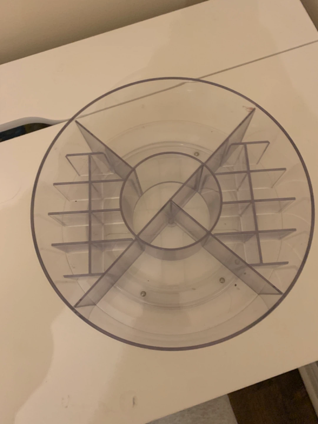Clear Plastic Rotating Organizer - photo 3