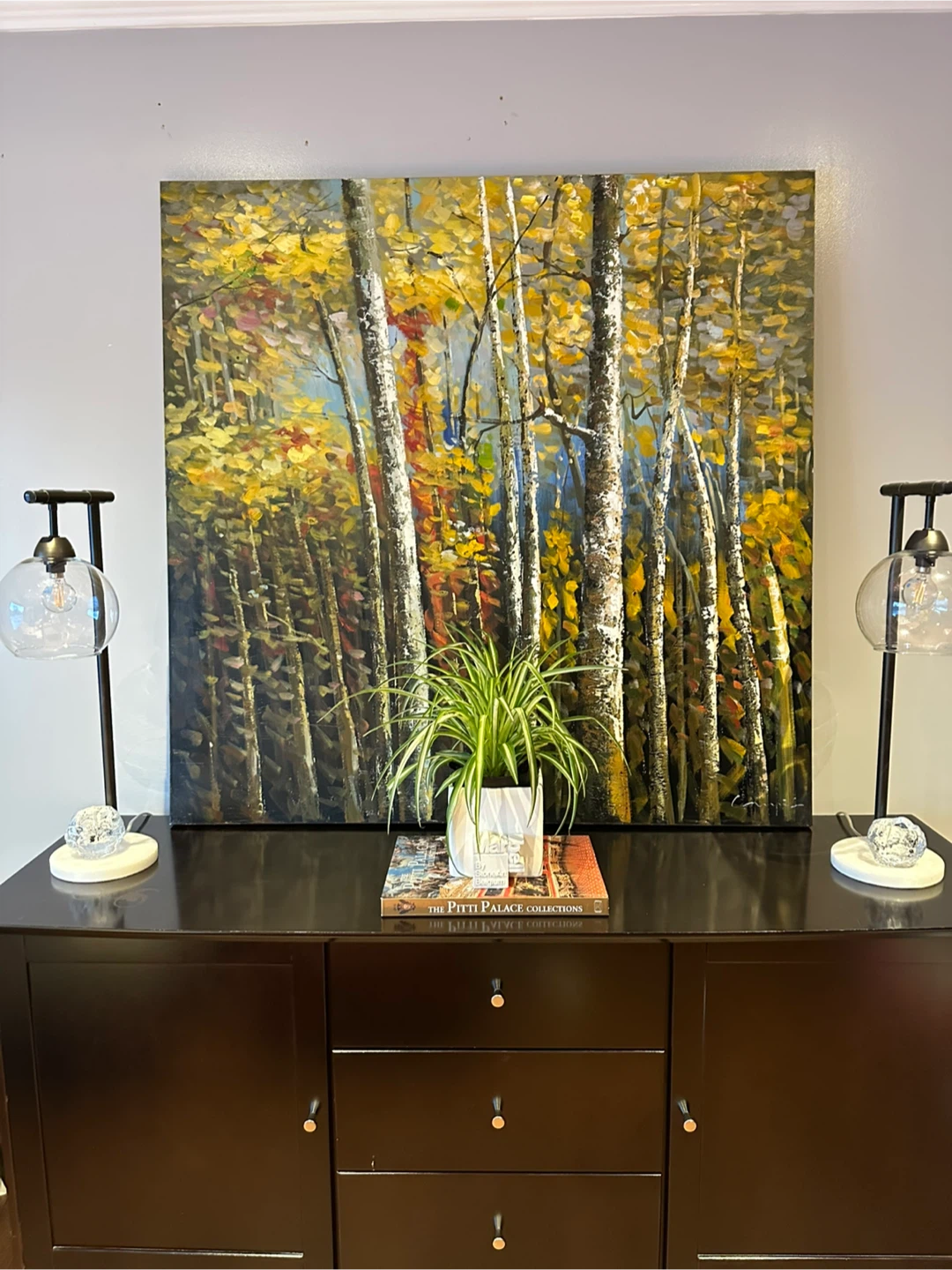 Modern Globe Table Lamp, 24.75 inches Height