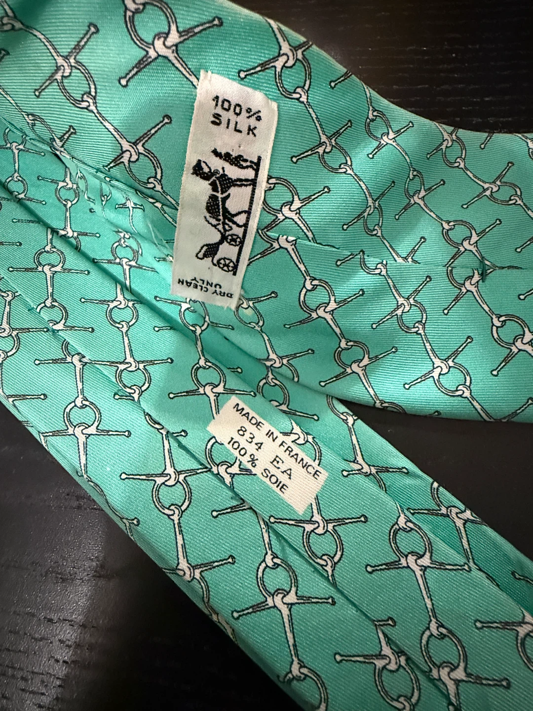 Hermès 100% Silk Tie - Made in France - photo 3
