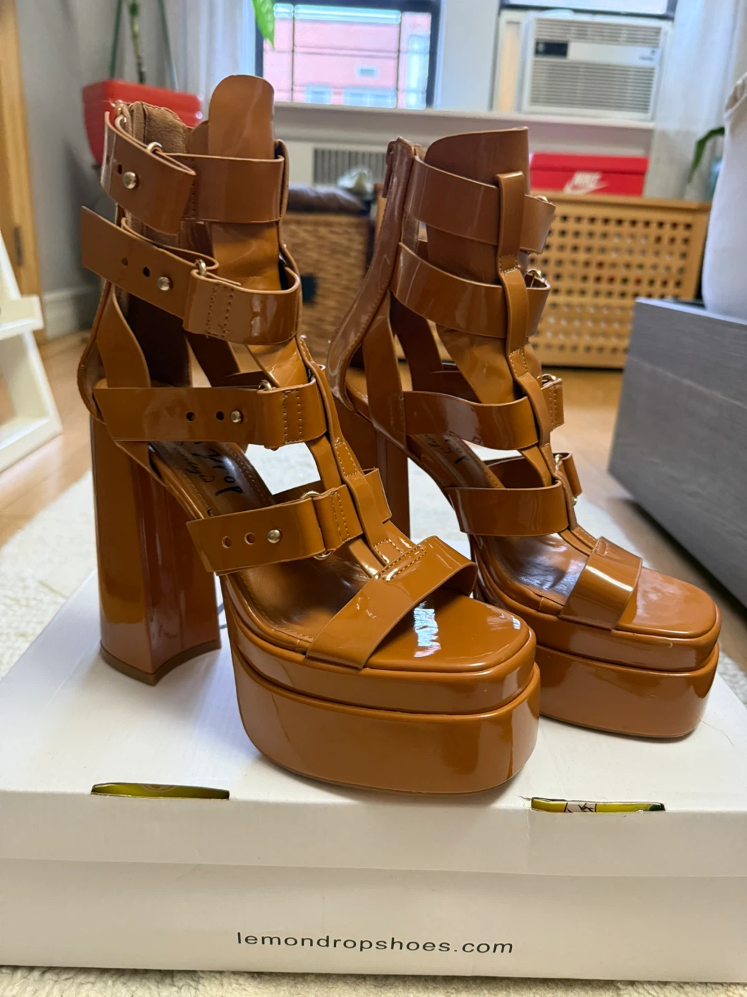 Lemon Drop Shoes Platform Heels - Size 7.5 - photo 2