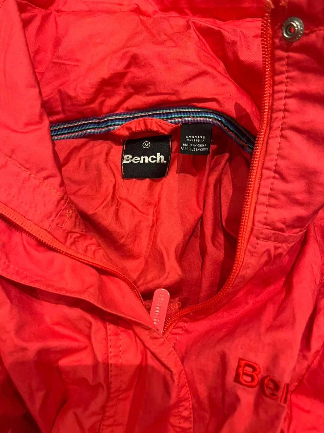 Bench Red Jacket Size M - photo 3