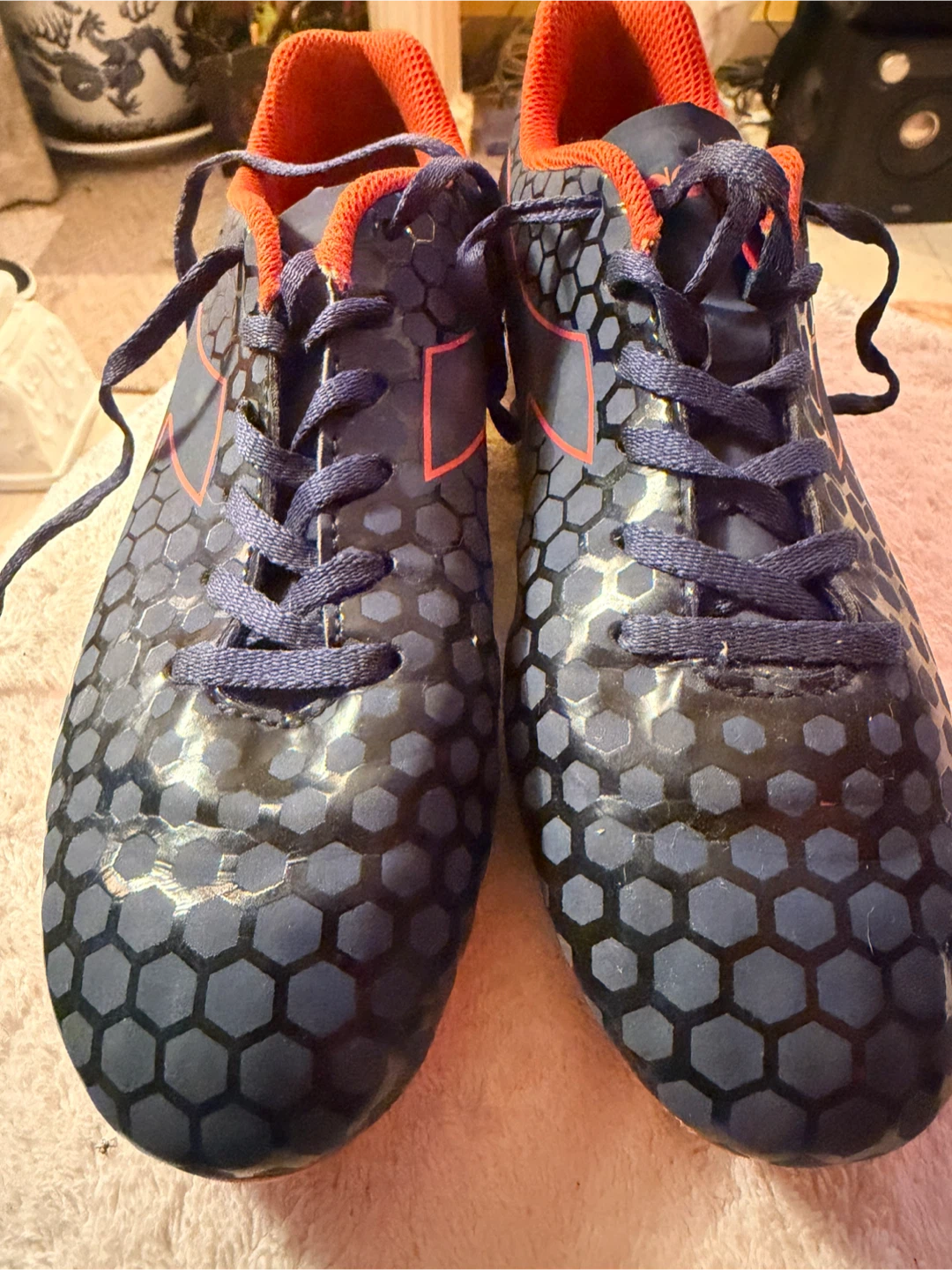 Lotto Soccer Cleats - Blue and Orange