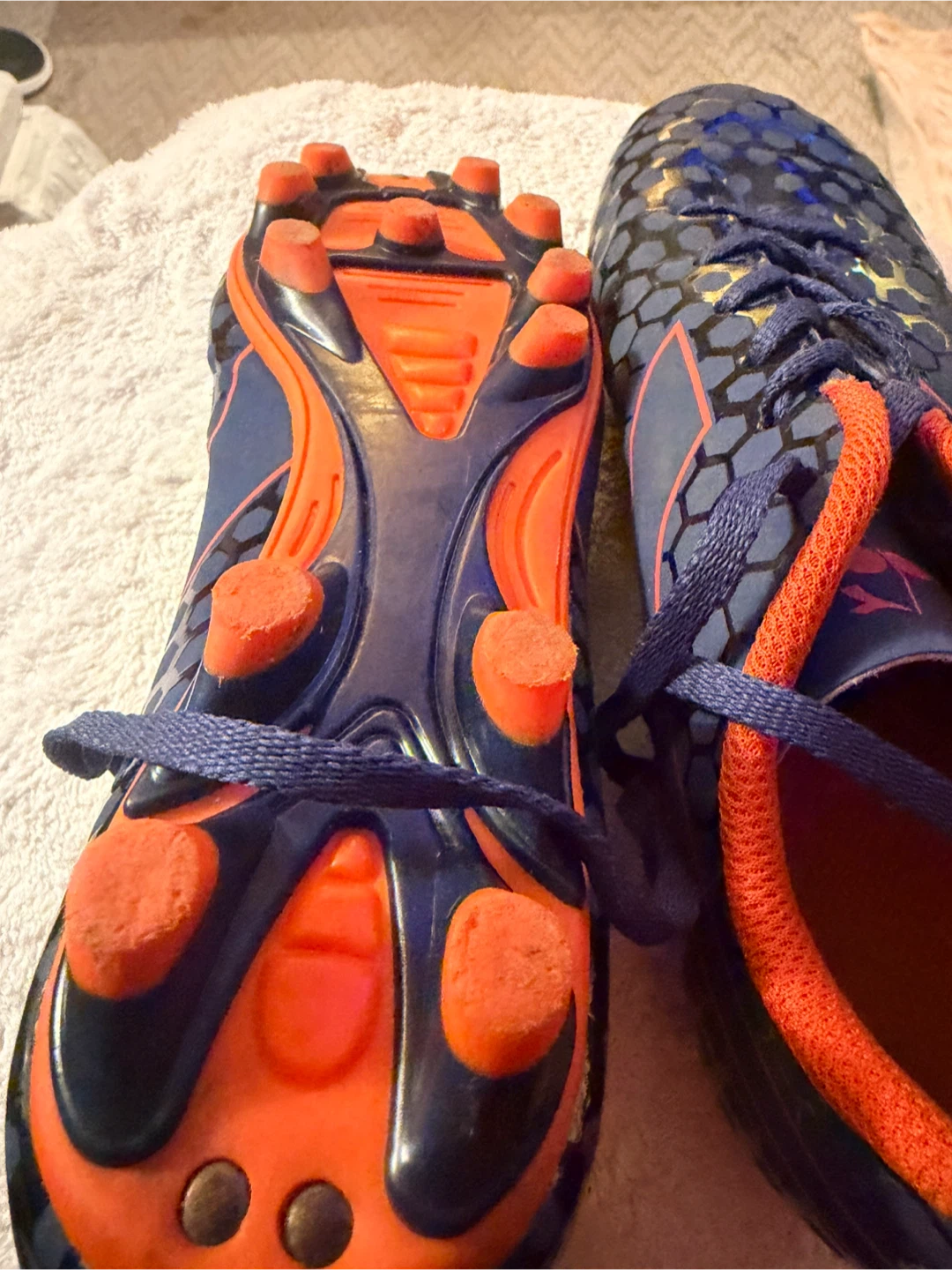 Lotto Soccer Cleats - Blue and Orange - photo 4