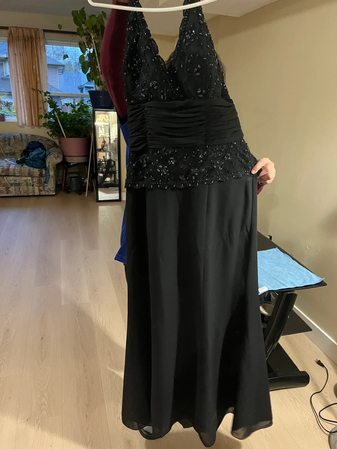 Black Evening Dress - Size 16