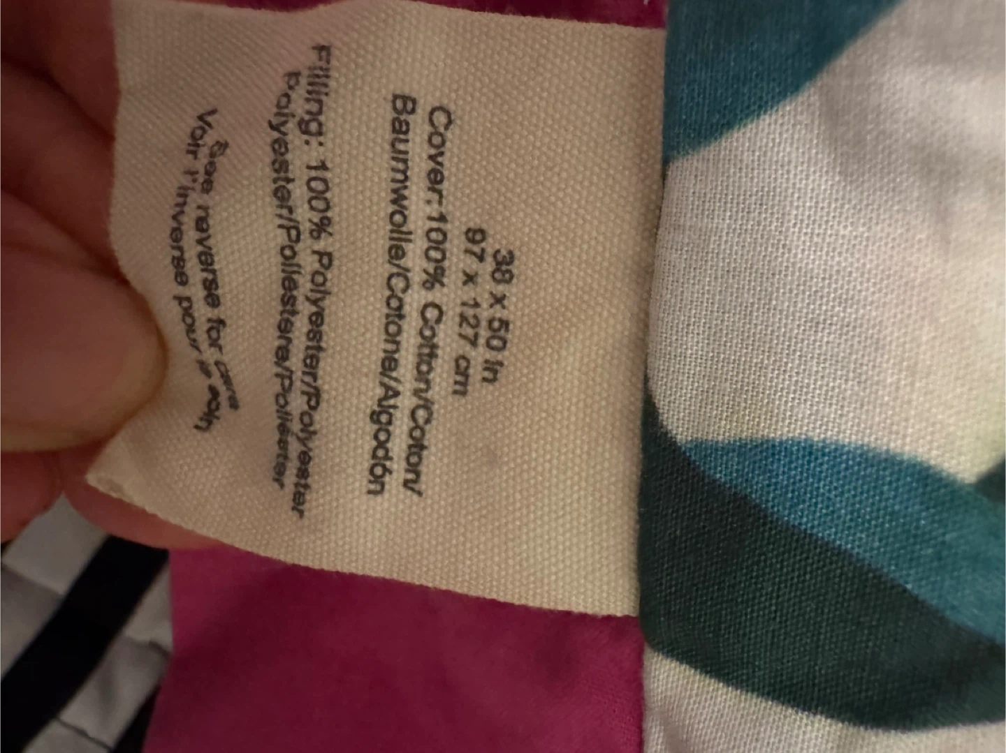Reversible Monika Forsberg Quilted Blanket 38x50in - photo 4