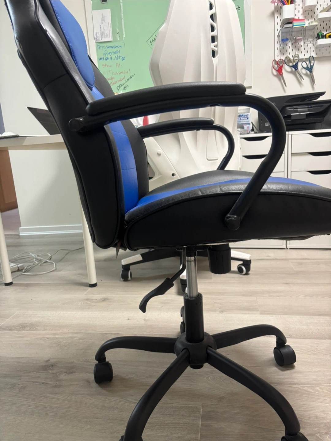 Black and Blue Gaming Chair / office chair - photo 5