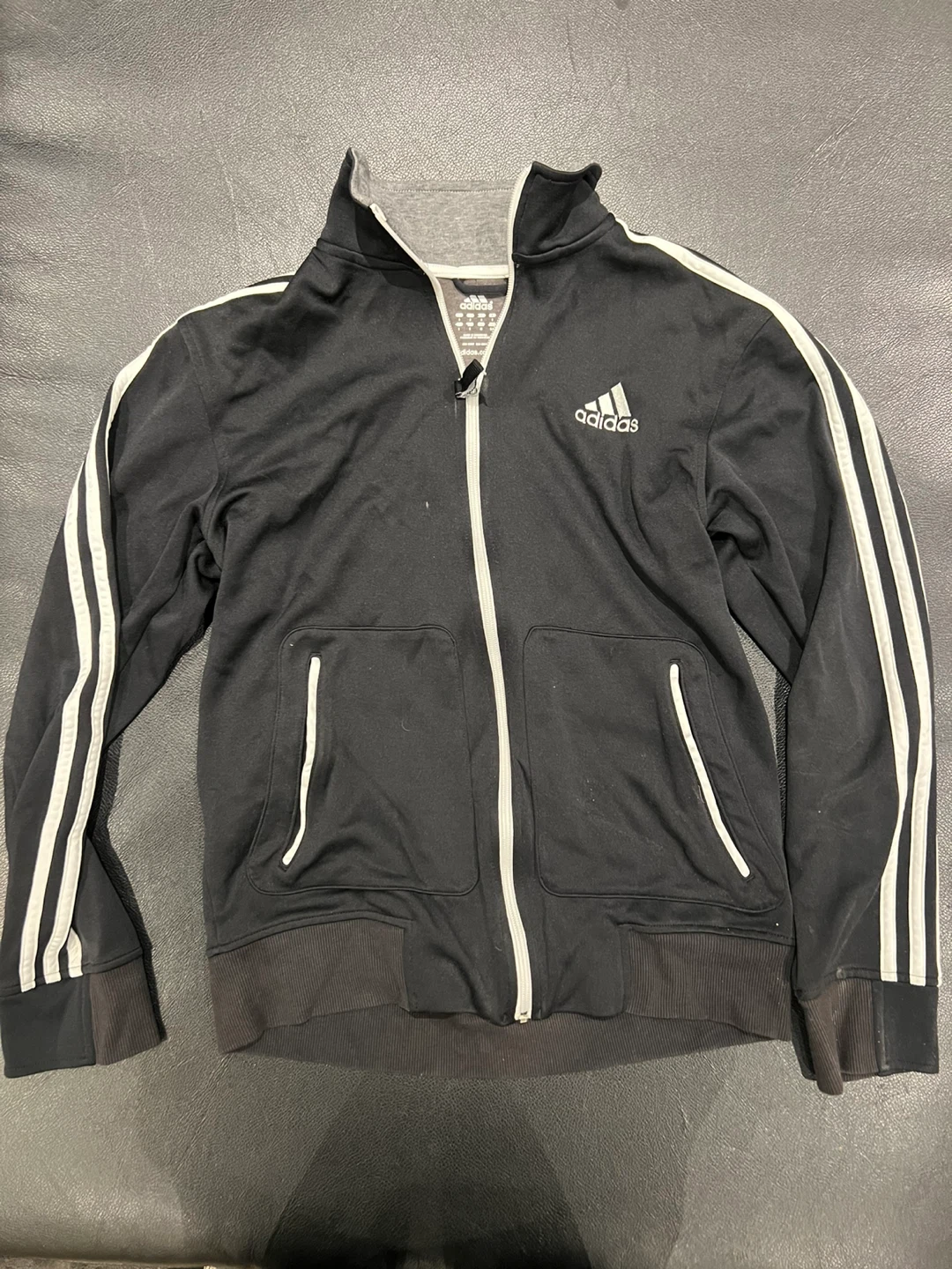 Adidas Black Track Jacket Size S