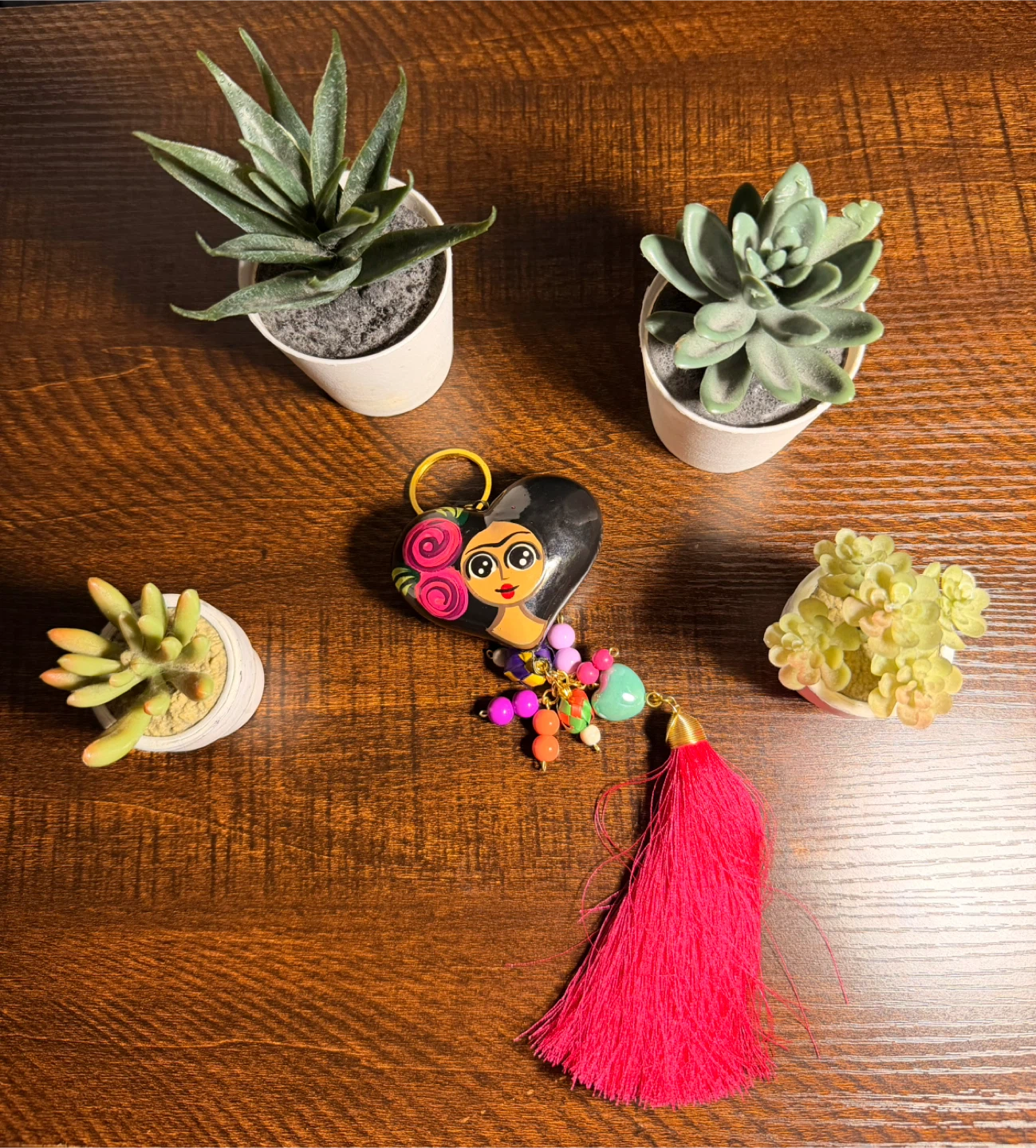 Heart Tassel Keychain - photo 2