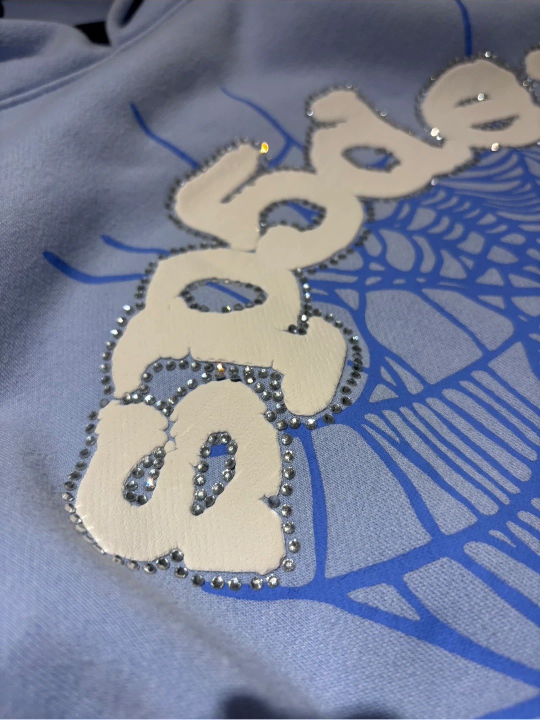 Spider Hoodie blue - photo 2
