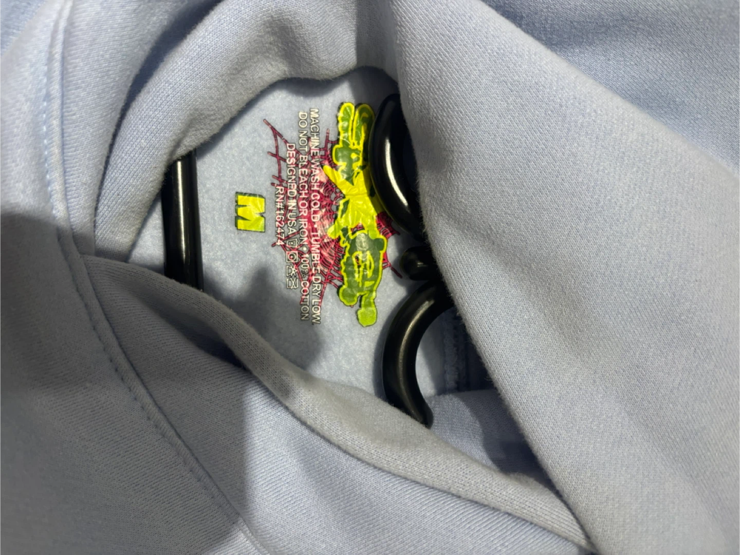 Spider Hoodie blue - photo 4