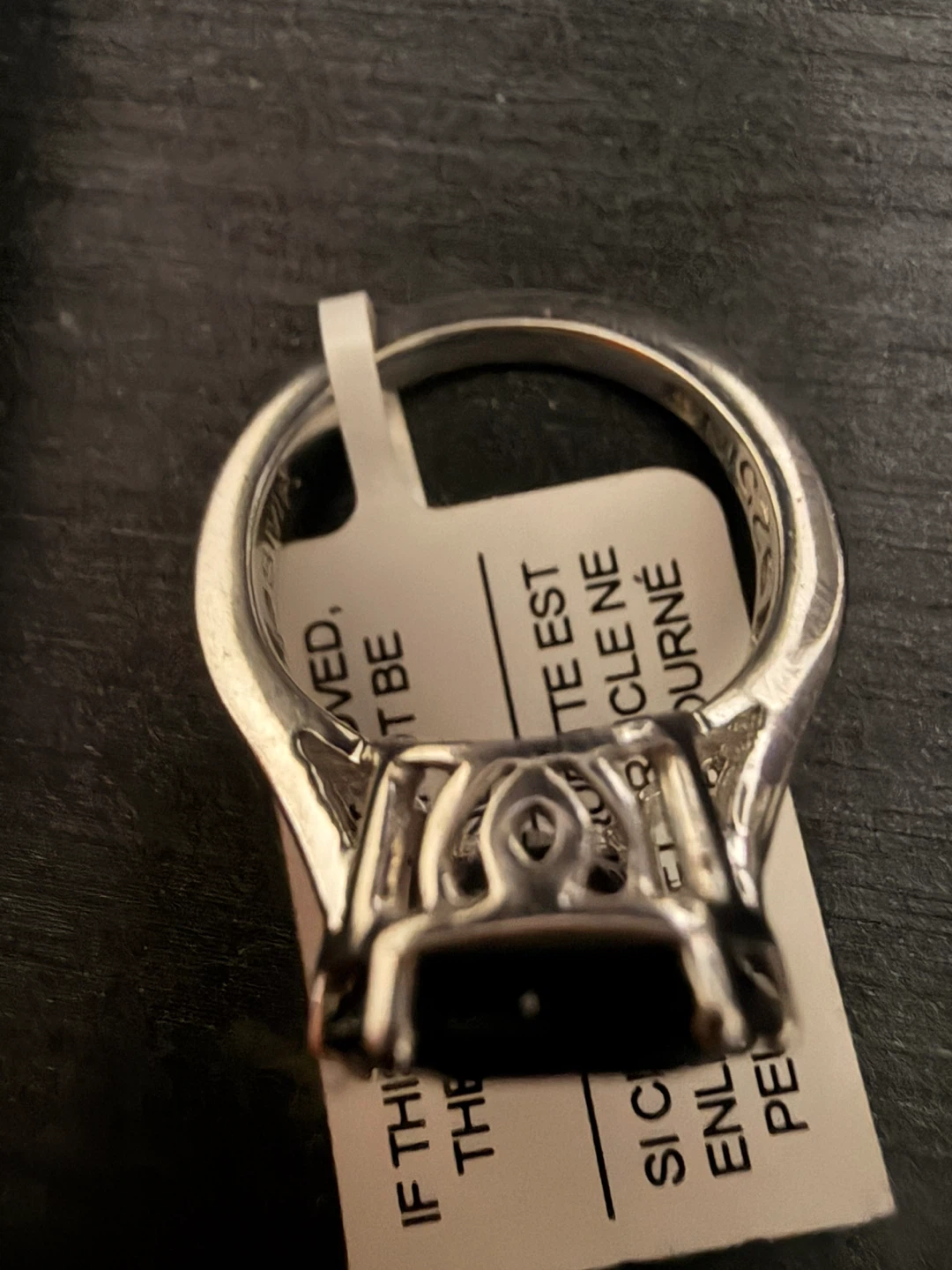 Sterling Silver 925 Ring size 6 with garnet - photo 3