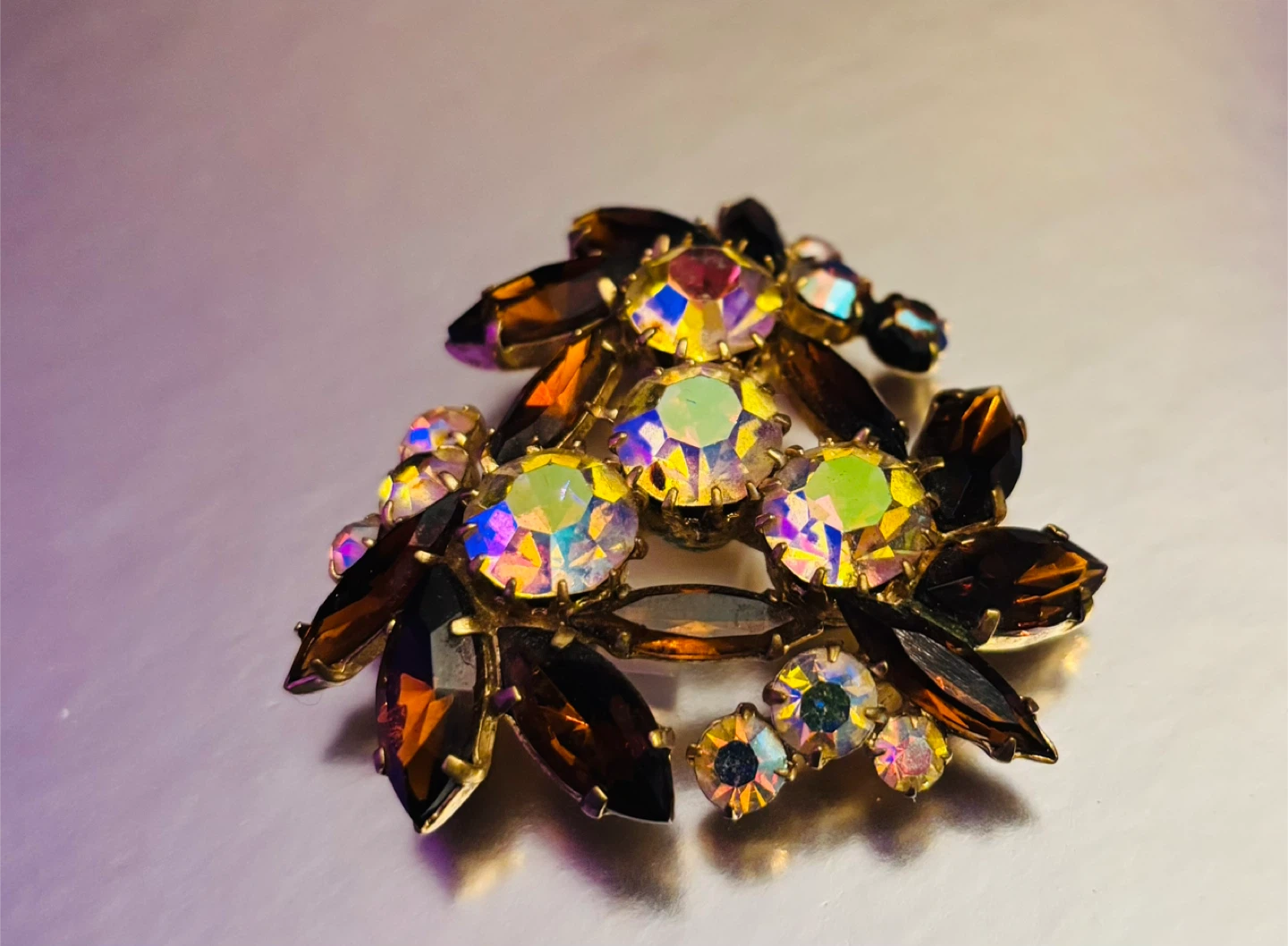 Vintage Floral Brooch Pin