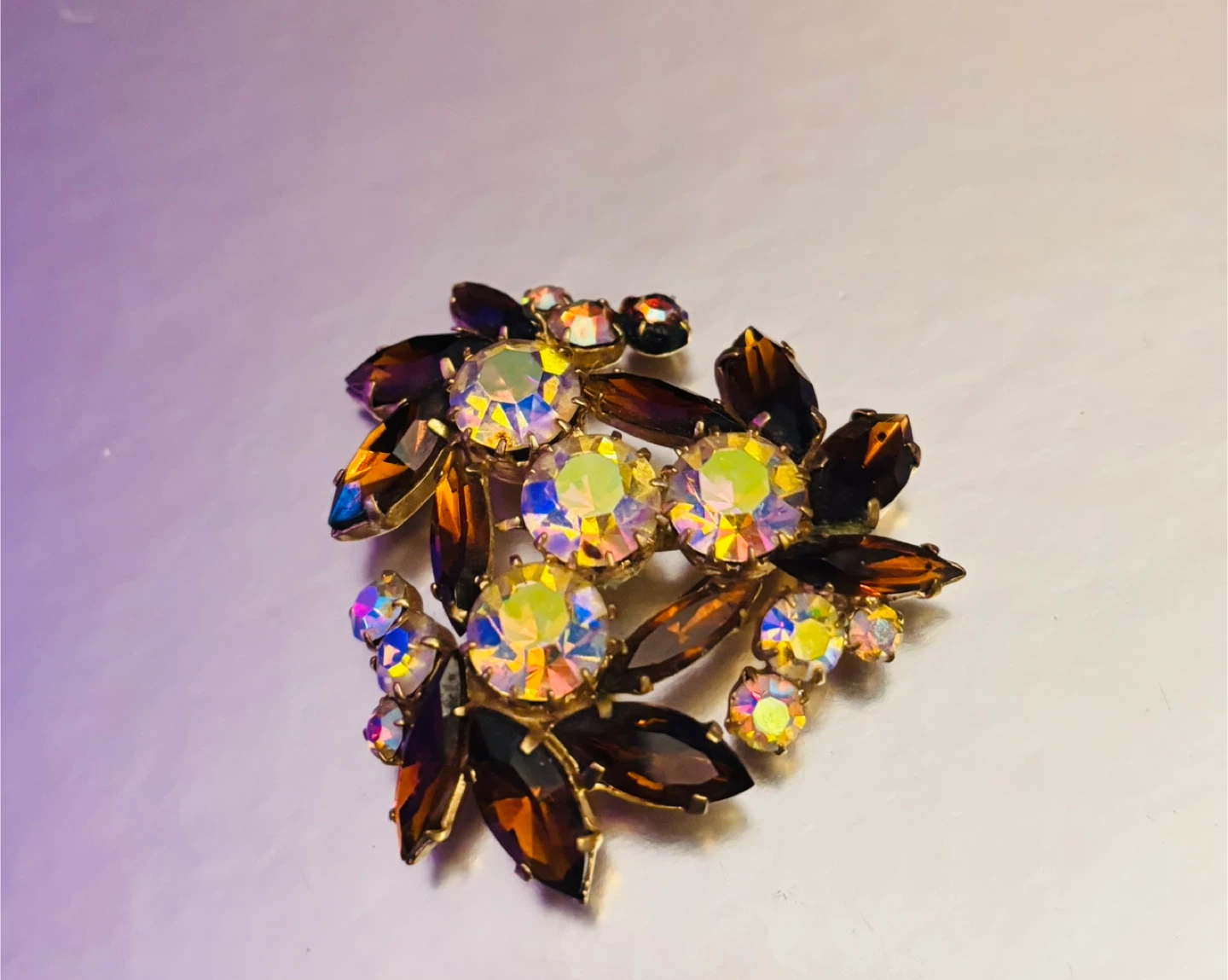 Vintage Floral Brooch Pin - photo 3