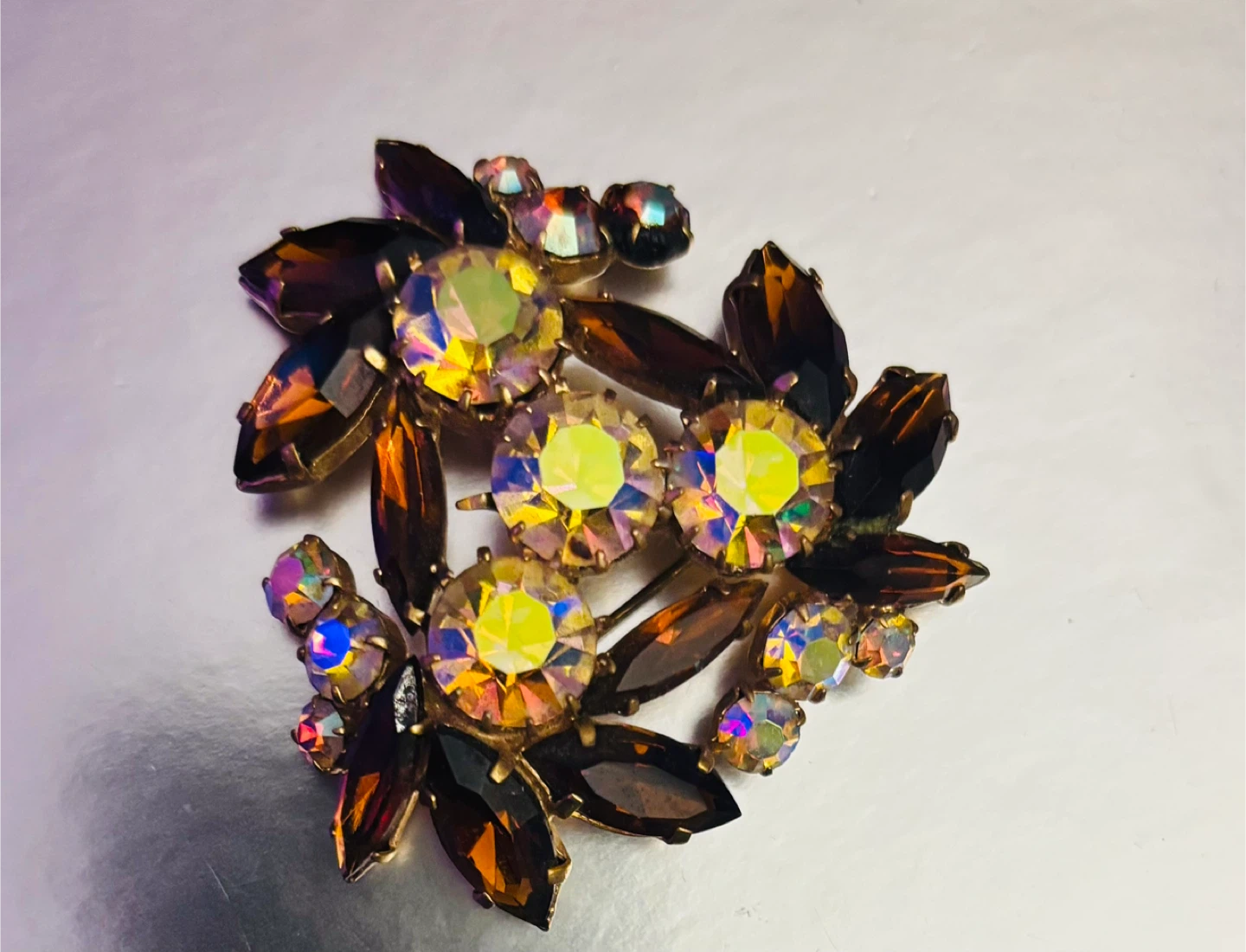 Vintage Floral Brooch Pin - photo 5