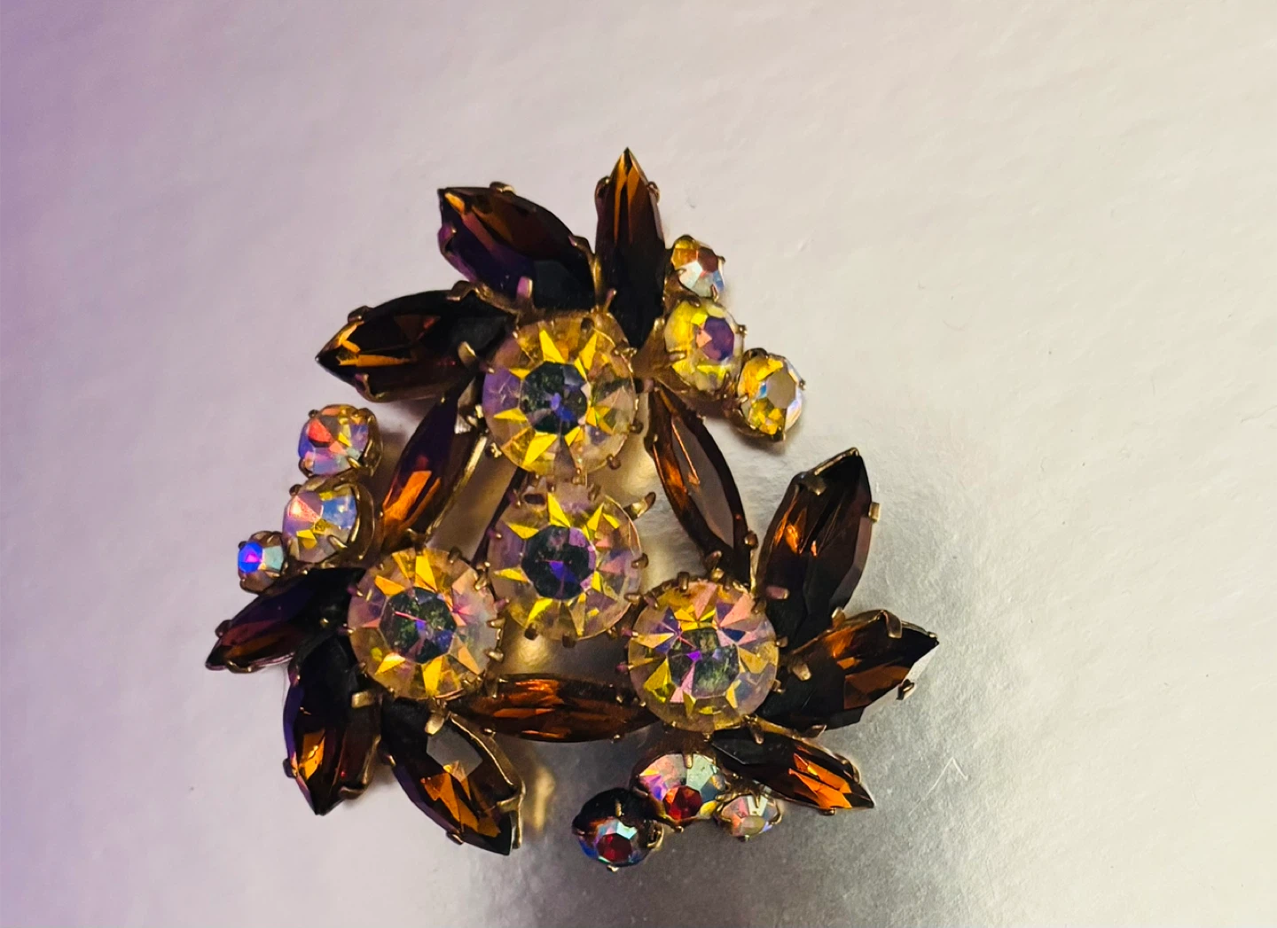 Vintage Floral Brooch Pin - photo 4