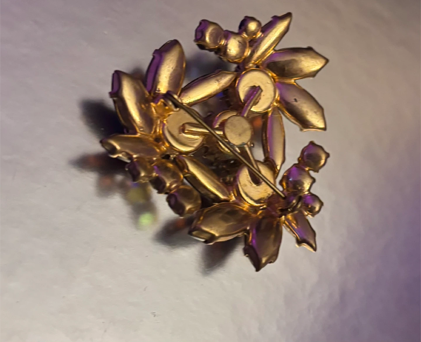 Vintage Floral Brooch Pin - photo 2