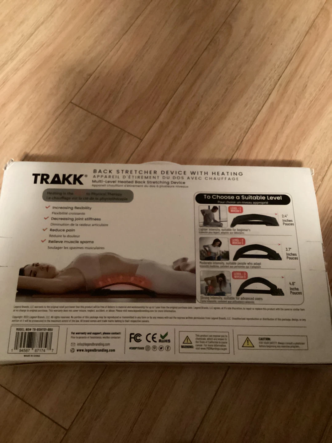 TRAKK Back Stretcher Device with Heating - photo 2