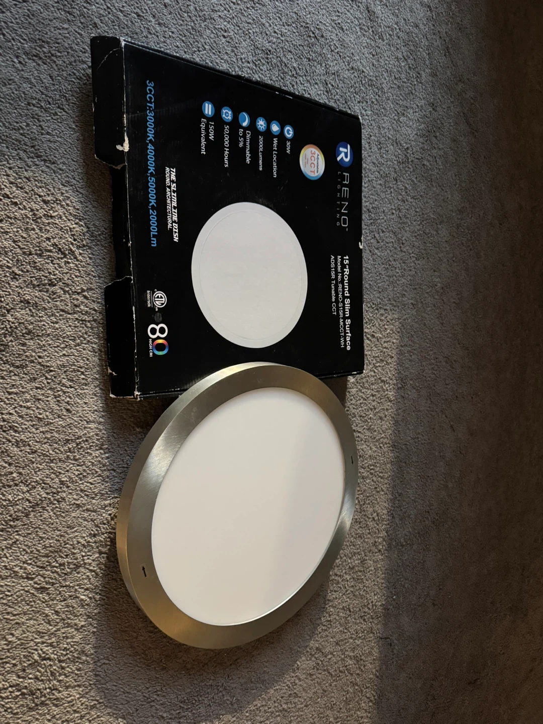 Reno Lighting 15" Round Slim Surface Light - photo 3
