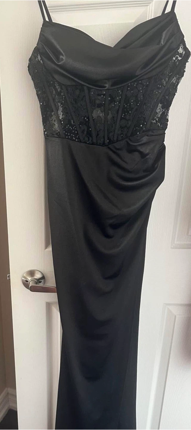 Black Corset Maxi Dress(Small) 🏆 - photo 2