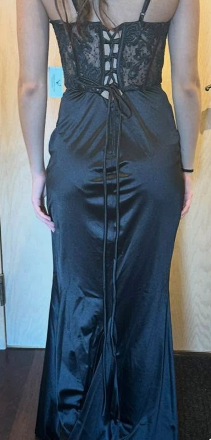 Black Corset Maxi Dress(Small) 🏆 - photo 5
