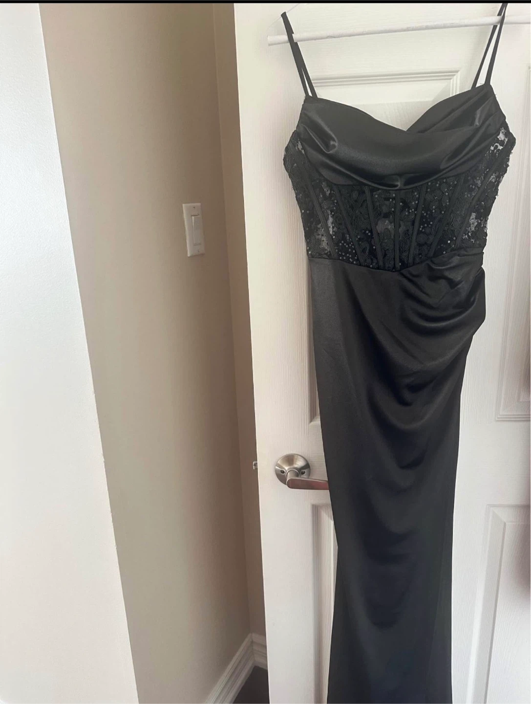 Black Corset Maxi Dress(Small) 🏆