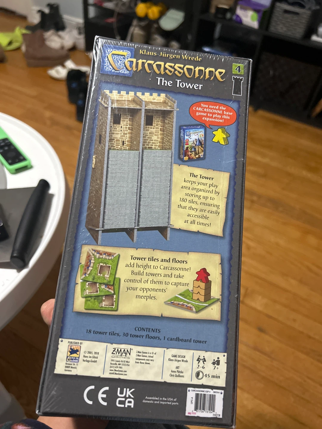 Carcassonne: The Tower Expansion Board Game - photo 2