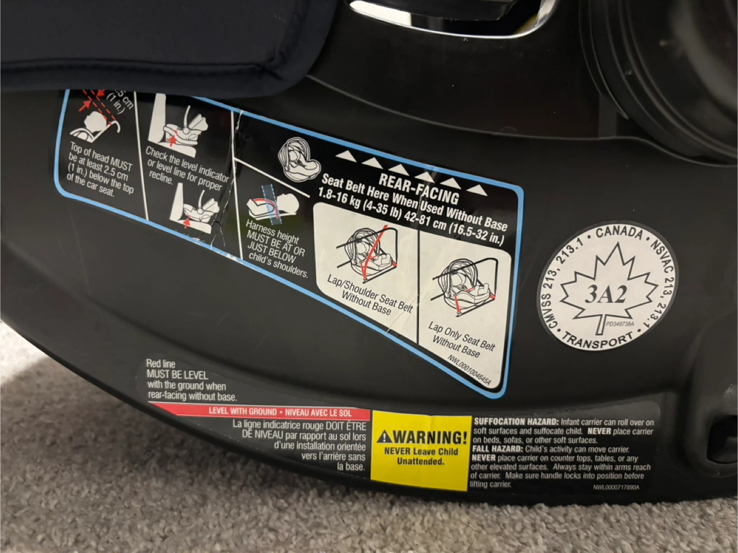 Graco SnugRide SR35 LT LX Infant Car Seat + 2 Bases - photo 4