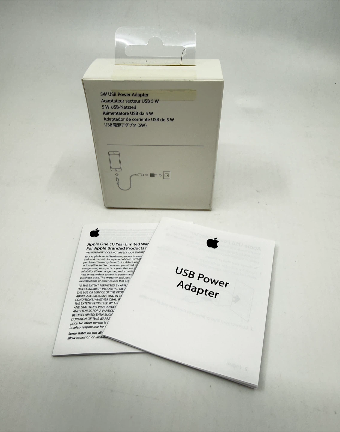 Apple 5W USB Power Adapter – Empty Box Only - photo 2