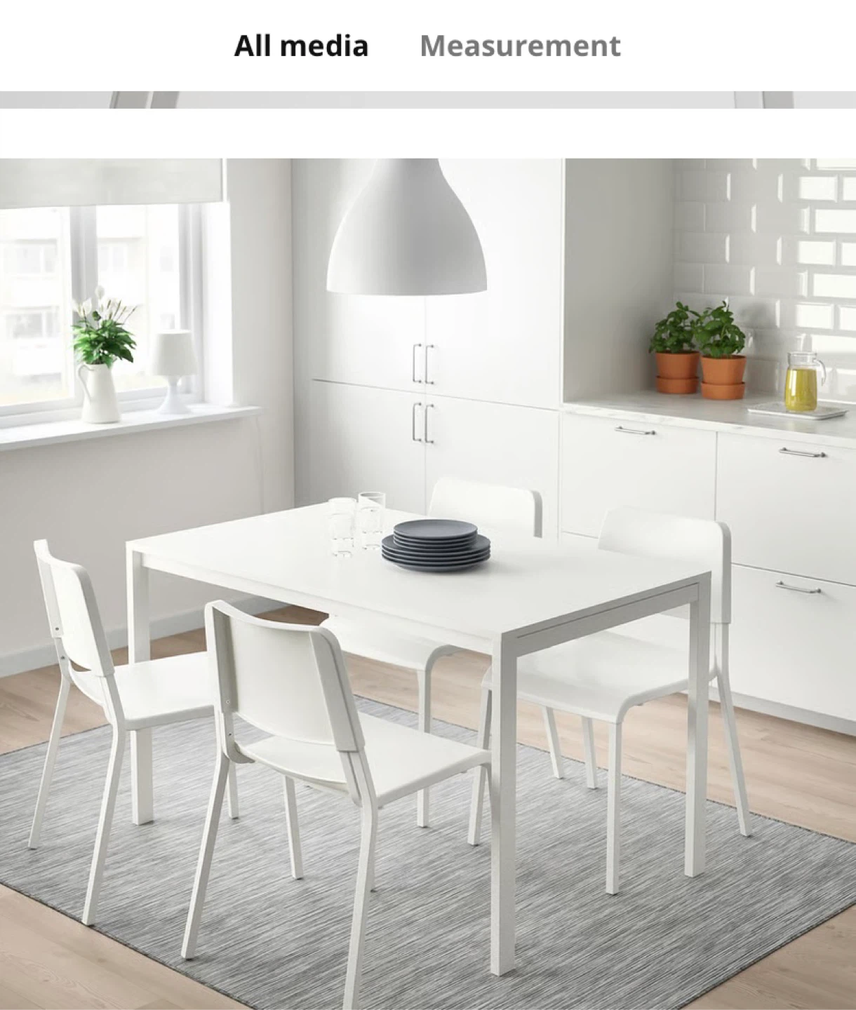 X2 IKEA white chairs - photo 3