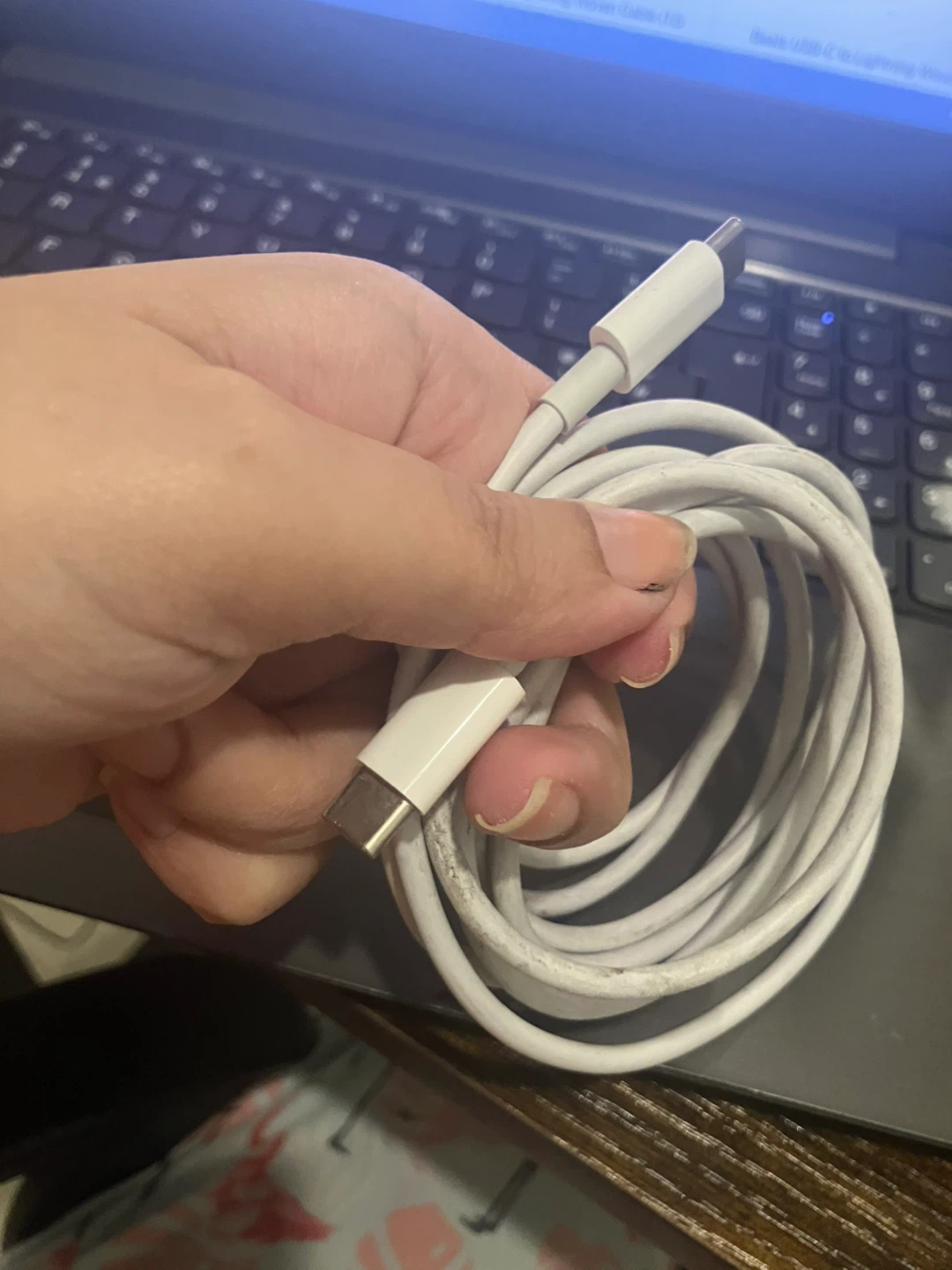 USB-C to USB-C Charging Cable - photo 2