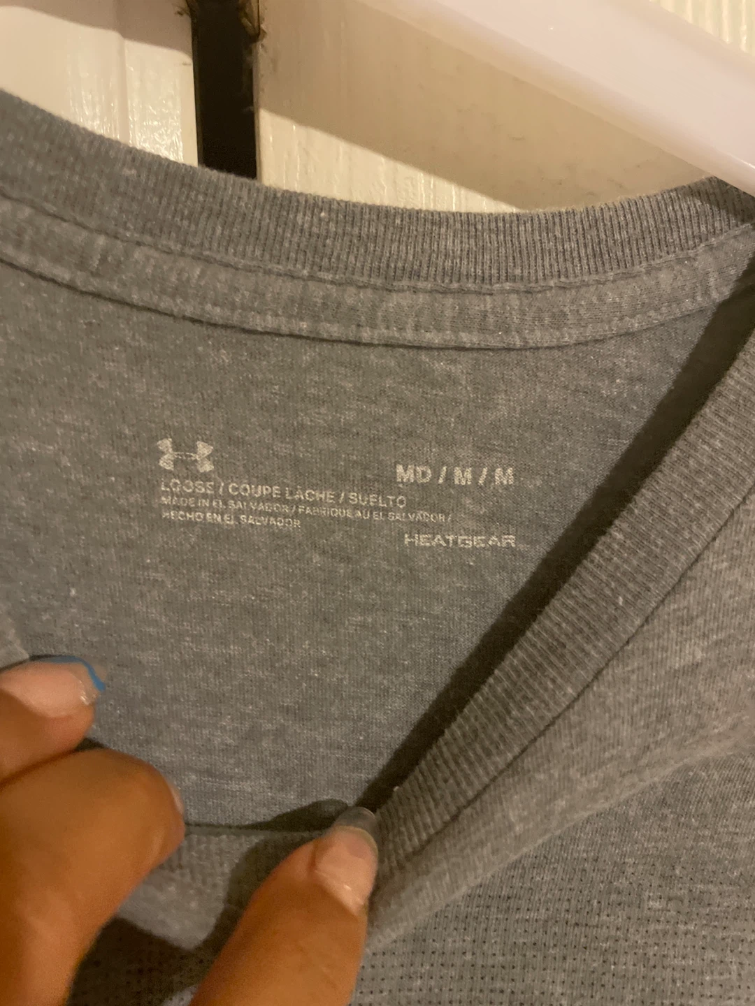 Under Armour HeatGear Gray T-Shirt - Size Medium - photo 2