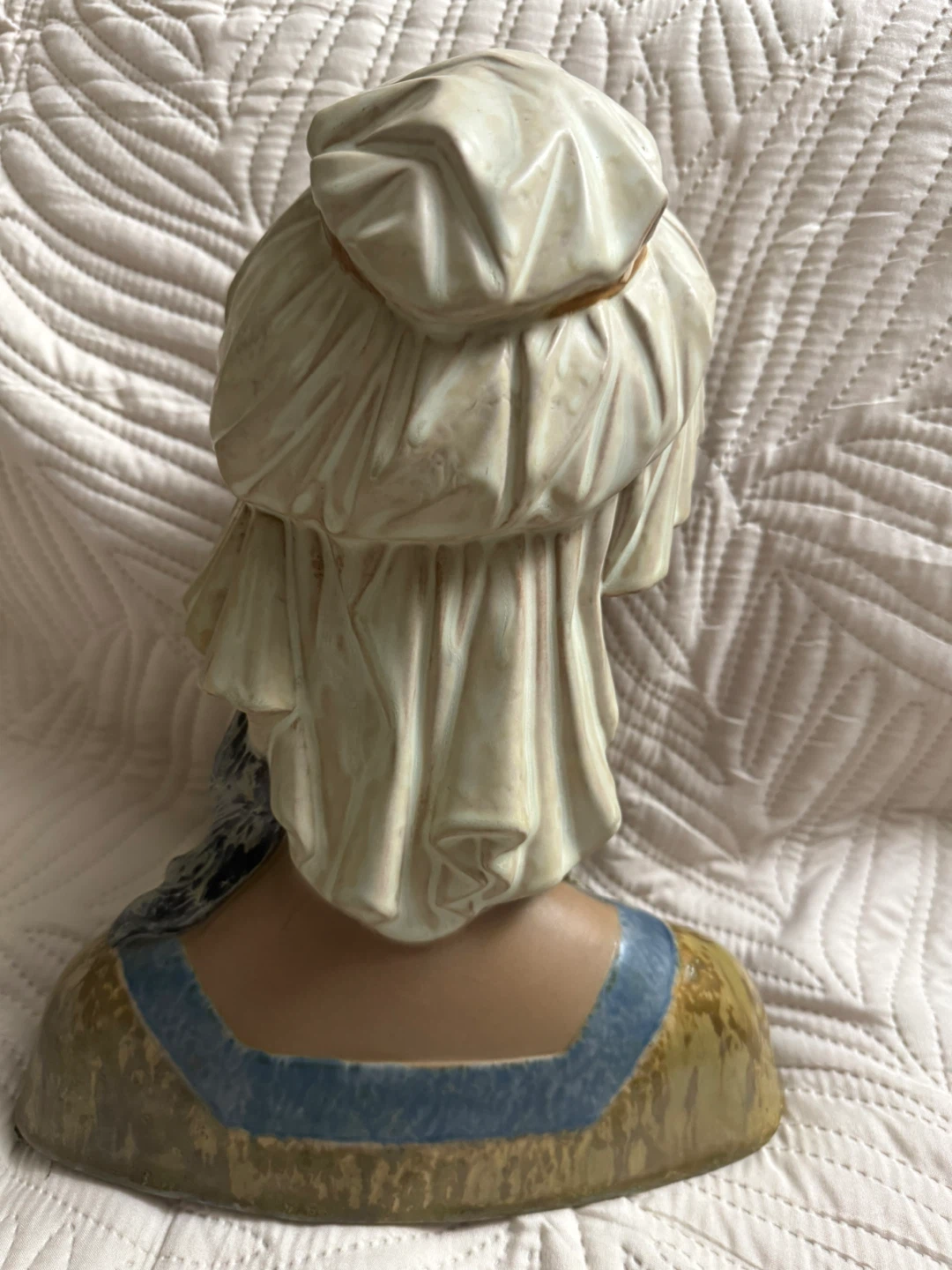 Vintage Lladro Little Girl Porcelain Bust, Large 13” 12024 - photo 5
