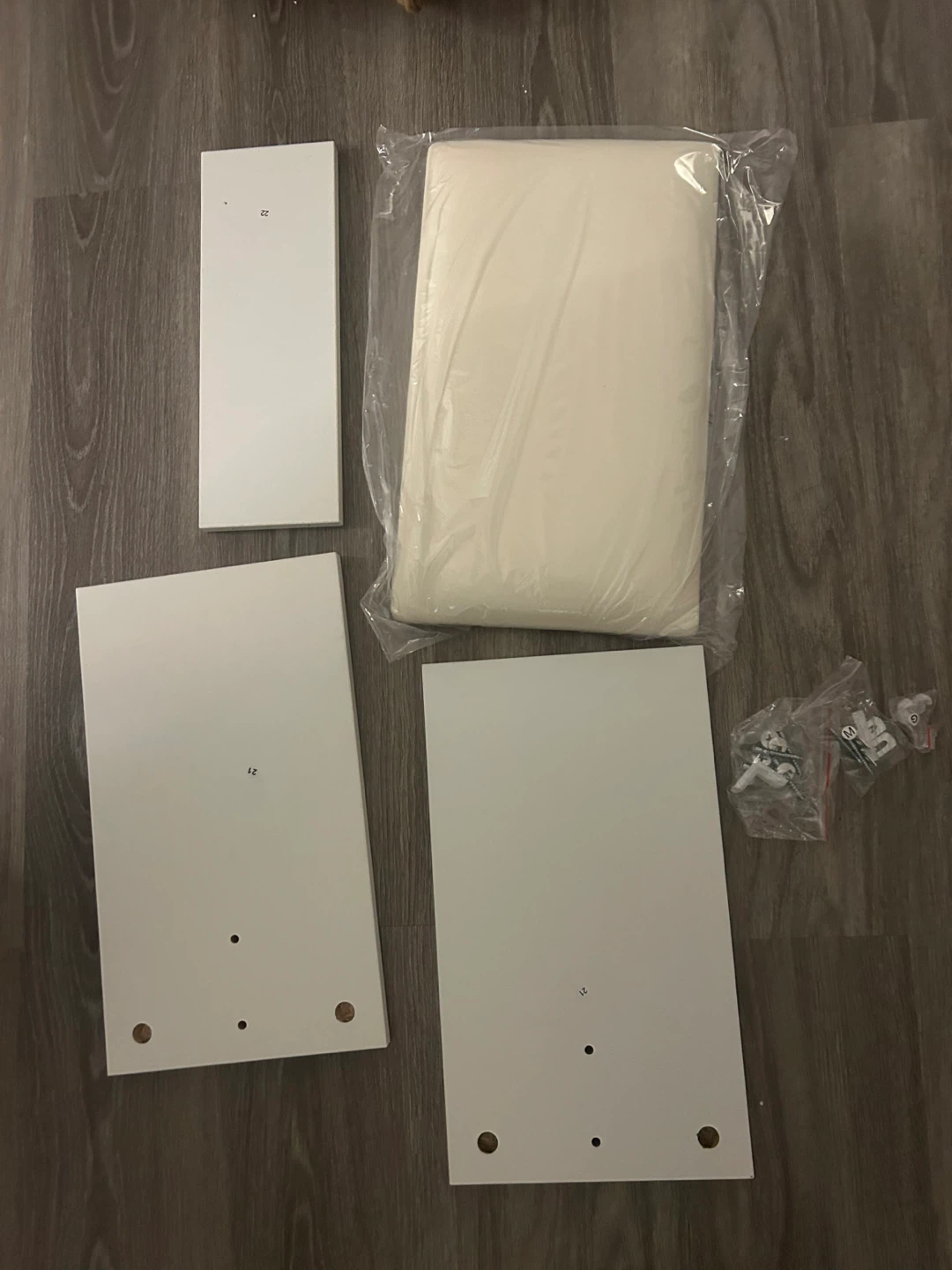 White Vanity Stool/ Chair - photo 3