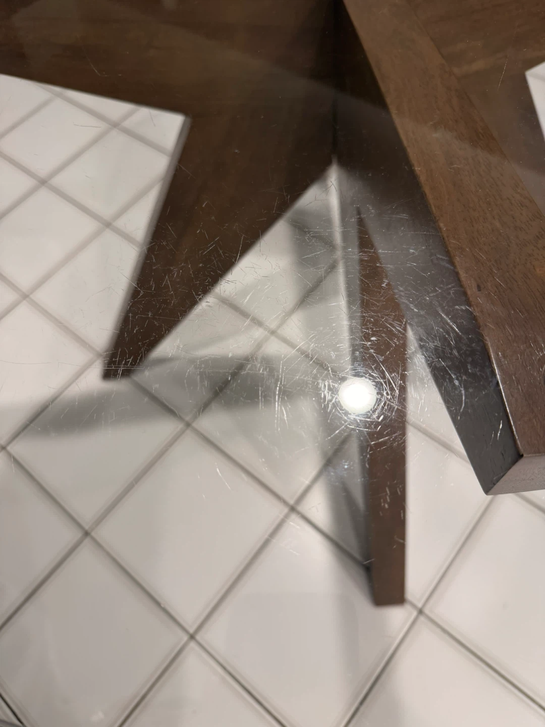 Round Glass Dining Table - photo 4