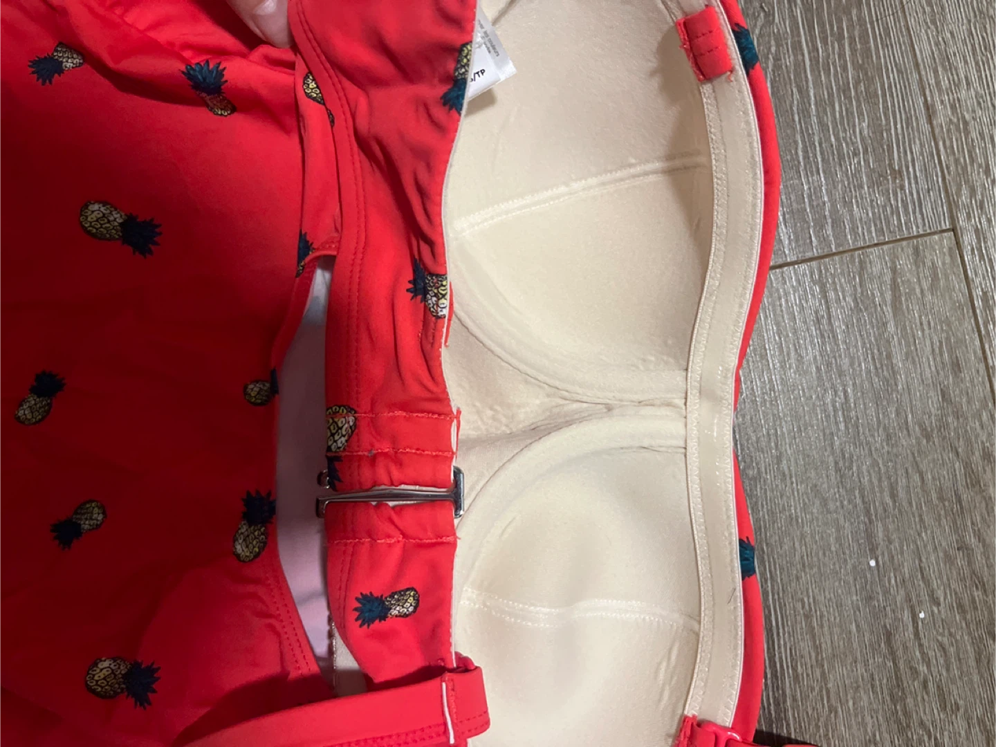 Thyme Red Pineapple Tankini Swimsuit - XS - photo 2